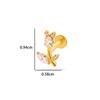 Henson F136 Aleación de Titanio Zircón Uña para Hueso de Oreja Cartílago Sentido Avanzado Aretes Perforación
