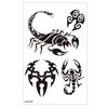 Venta al por mayor Transfronteriza Amazon Calcomanía de tatuaje de medio brazo Impermeable Flor Calcomanía de tatuaje de brazo Ecológico Tatuaje negro Tatuaje tótem