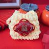 Bolsa festiva de lana para Año Nuevo de mascotas, bolsa de león, gato rico, perro, regalo de Año Nuevo, sobre rojo, venta al por mayor de fábrica