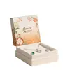 Caja de Regalo para Joyería Empaque Personalizado Pendientes Pendientes de Anillo Collar Tipo Cajón Mapa Caja de Joyería de Gama Alta