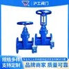 Shanghai Hugong Válvula de Compuerta de Sello Suave con Vástago Expuesto Z41X-16Q Válvula de Hierro Dúctil con Brida y Vástago Oculto de Sello Suave