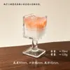 Vasos pequeños cuadrados para vino de 70 ml en stock, copas de helado de alto valor estético, copas de postre, tazones para postres y snacks, vasos para yogur