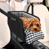 Assento de carro para animais de estimação Amazon em estoque, apoio de braço de cachorro portátil, assento de grade para cachorro pequeno com almofada