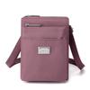 Mini bolso para teléfono móvil, ligero, de lona, bandolera, de nailon multicapa, para mujer