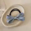 Laços de Cabelo Minimalistas Coreanos e Japoneses, Elásticos Torcidos de Estilo Suave, Prendedores de Rabo de Cavalo, Acessórios de Cabelo Elásticos Coreanos
