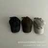 Gorra de Béisbol Lavada Vintage para Niños, Gorra Versátil de Color Sólido para Niños Mayores, Sombrero para el Sol para Acampar al Aire Libre en Otoño para Niños Pequeños