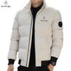 Abrigo de algodón acolchado con cuello alto para hombre, chaqueta gruesa de invierno cálida con cremallera, chaqueta informal acolchada de algodón, nuevo en stock