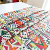 40 Estilos de Toalhas de Mesa Estilo Pintura a Óleo, Bandeiras de Mesa, Almofadas, Tecidos Jacquard Americanos, Jogos Americanos DIY, Tecidos para Roupas e Saias Estilo Chinês em Estoque