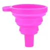 Embudo Plegable de Silicona Portátil Embudo de Cuello Largo Embudo Telescópico para Drenaje de Aceite Embudo Grueso de Cocina para Hogar para Dispensar Líquidos Embudo de Rejilla para Aceite