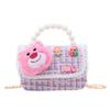 Nuevo monedero portátil estilo occidental Princesa Perla con cadena de moda, bolso de hombro infantil, monedero para cambio de dibujos animados lindo