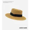 Sombrero Retro Francés para Mujer, Primavera y Verano, Viajes, Vacaciones en la Costa, Sombrero de Paja, Ala Ancha, Sombrero para el Sol de Exterior, Sombrero de Sol de Moda