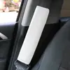 Capa protetora de cinto de segurança para carros, feita de tecido macio e confortável, design simples, pelúcia de seda gelada, almofada de ombro conveniente para carro