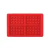 Moldes Redondos y Cuadrados Populares para Galletas, Moldes de Silicona para Hornear Waffles y Pasteles, Bandejas para Hornear de Grado Alimenticio