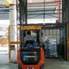 Elevador de carga con escalera de rejilla personalizado especial, plataforma elevadora hidráulica eléctrica para taller, escalera de carga con guía de 10 toneladas