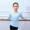Conjunto de Dos Piezas de Manga Corta para Práctica de Baile Infantil para Niñas, Atuendo de Examen de Danza China de Verano