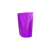 Sacos para Embalagem de Lanches Prontos, Sacos Coloridos de Folha de Alumínio com Fecho Ziplock, Embalagens para Doces, Biscoitos, Castanhas, Chá e Medicamentos Fitoterápicos
