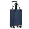 Nueva Bolsa de Carrito Transfronteriza Carrito de Compras, Carrito Plegable Portátil para Comestibles con Ruedas Universales para Uso Doméstico