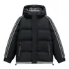 Chaqueta de Invierno de Algodón para Hombre 2026 con Mangas Caídas, Ropa de Trabajo Corporativa, Casual, 11 Colores, Con Capucha, Engrosada, Al por Mayor