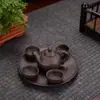 Adornos para Mascotas de Té Se Pueden Usar para Cultivar Mini Tetera de Arena Púrpura Juego de Tazas Taza de Bolsillo Pequeña Punta de Dedo Tetera Juego de Té Juego de Té Kung Fu