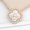 Nuevo Flor de Cinco Pétalos Completamente Diamantada Colgante Flor Diagonal Nieve de Aceite Accesorios para Joyería DIY Funda para Teléfono Celular Material de Diamante Venta al por Mayor