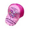 Boné de beisebol com estampa de desenho animado transfronteiriço, chapéu de sol para meninos e meninas, boné com proteção solar de comércio exterior, boné de rede fina infantil para meninas