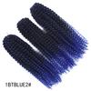 Comercio exterior extensión de cabello con gancho manual Mary baby extensión de cabello tejida a mano de 12 pulgadas extensión de cabello de cabeza de explosión extensión de cabello de trenza sucia