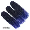 Extensões de cabelo 12 polegadas amarradas à mão atacado para exportação peruca Mary Jane dreadlocks tranças espirais cachos pequenos em mola multicolor