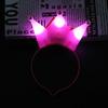 Palo de Animación Estrella de Cinco Puntas, Barra Luminosa, Accesorios para Conciertos, Tocado Brillante para Actuación Infantil, Diadema Orejas de Conejo, Diseño Fluorescente
