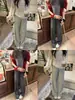 Pantalones cómodos, de tacto fresco, de tres colores tipo mantequilla con un diseño holgado, versátil, adelgazante, fino y de pierna recta, pantalones casuales de pierna ancha para el verano de 2026