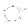 Acero de Titanio Joyería de Moda Estilo Coreano Estilo Ins Diamante Individual Múltiples Diamantes Diamante Redondo Pulsera Novia Diseño de Nicho Sentido de Diseño Traje Mori