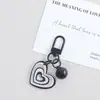 Nuevo Colgante Llavero Campana Corazón Acrílico Transfronterizo Decoración de Empaque de Bolso Femenino Colgador de Llavero de Coche Regalo