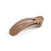 Pinza de Pato Grande Plana Transfronteriza Pinza de Garra Ovalada para el Cabello Moda Europea y Americana Pinza de Garra para la Parte Posterior de la Cabeza Accesorio para el Cabello Francés Mate