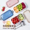 Caja de Almuerzo Sellada Transparente con Compartimentos de Grado Alimenticio, Calentable para Microondas, para Ensalada y Fruta, Fabricante al por Mayor
