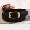 Cinto Feminino Novo Estilo com Fivela de Pino Cinto de Couro PU Versátil em Estoque Fabricante de Cintos Femininos Atacado Cinto Feminino Estilo Casual