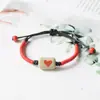 Pulseira de Cerâmica Que Não Desbota, Novo Estilo Chinês Versátil Joia de Estilo Nacional para Mulheres, Atacado de Pequenos Artigos para Barracas, Item Mais Vendido