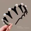 Elegante diadema de cuadros de lunares para mujer, diadema de corona alta para lavarse la cara, diadema para uso diario con dientes, accesorio para el cabello