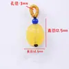 Anilla pequeña con borla de cera de abejas, colgante pequeño con forma de espiga, joyería artesanal, anilla tejida a juego, accesorios para pulseras