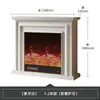 Móvel de TV com Lareira Estilo Francês e Chama Eletrônica Simulada para Aquecimento de Sala de Estar, Armário Decorativo Moderno Minimalista de Alto Padrão para Pousadas de Luxo