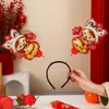 Duoyang Año Nuevo 2026 Creativo Primavera Globo Diadema Pasador Día de Año Nuevo Festivo Divertido Foto Regalo