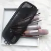 Bolsa de Malla de Nylon para Brochas de Maquillaje, Neceser de Viaje, Cepillo de Dientes, Bolsa para Cosméticos, Bolsa Cosmética Multifuncional de Múltiples Usos, Gran Capacidad