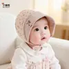 Gorro de Bebé Estilo Delgado Primavera y Otoño Niño Dibujos Animados Niña Doble Cara Usable Sombrero para el Sol Bebé Recién Nacido Mes de Edad Gorra