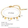 Europeu e Americano Transfronteiriço Novo Estilo Ins Versátil Tendência Joia de Mão Aço Inoxidável Banhado Ouro 18K Coleção de Pulseiras de Borla