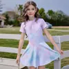 Roupa de Banho Feminina 2026 Nova Peça Única Estilo Saia Estampada Surf Zíper Estudante Esportiva para Meninas