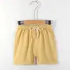 Pantalones Cortos de Algodón Puro para Niños Verano Finos Rayados de Cinco Puntos Pantalones Cortos de Bebé Niños y Niñas Casuales Pantalones Cortos Calientes para Niños Pequeños y Niños