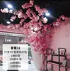 Ramas de flor de cerezo flor de durazno falsa plantas verdes de techo decoración enredaderas de flores de interior pared de celebridad de internet supermercado restaurante habitación cubierta superior fealdad