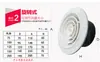 Atacado de fábrica ABS redondo novo saída de ar ar condicionado suporte sistema de ar fresco plástico decorativo saída de ar