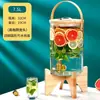 Cubo de Coca-Cola, Cubo para Bebidas de Jugo, Buffet, Cubo para Té de Frutas, Cubo para Vino, Cubo de Vidrio de Gran Capacidad, Tetera para Agua Fría con Grifo
