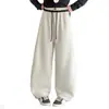 Pantalones de Chándal para Niñas Pantalones de Otoño para Niños Medianos y Grandes Estilo Coreano Pantalones Rectos Pantalones de Chándal Elegantes para Niñas Pantalones para Niños Estudiantes de Secundaria Modernos