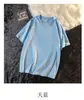 Camiseta de Algodón Puro de Peso Pesado 200g para Hombre con Cuello Redondo, Hombro Normal Estilo Coreano de Manga Corta, Corte Holgado Color Sólido Manga Corta Camisa de Cultura Corporativa