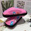 En Stock caja de gafas de sol para niños caja de gafas de sol de cuero de dibujos animados caja de gafas de sol de tela reva estuche para gafas con cremallera